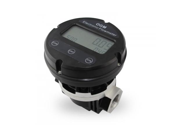 Счетчик учёта топлива OGM-25Е (20-120л/мин, топливо, масла, керосин, глицерин)