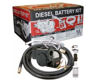 Комплект для перекачки дизельного топлива  GESPASA Diesel Battery Kit (12В, 45л/мин)