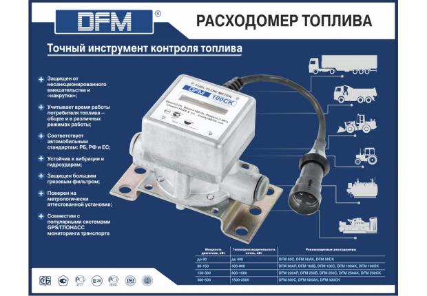 Расходомеры топлива DFM