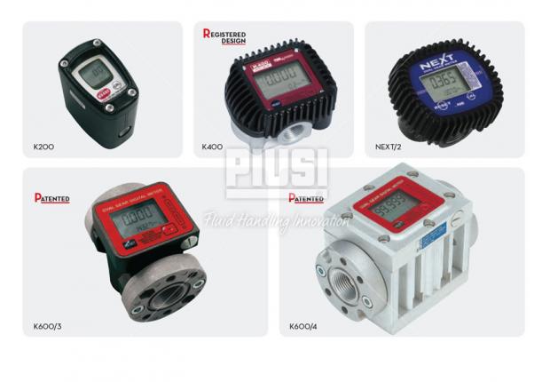 Счётчик электронный PIUSI K 600/4 (15-150л/мин, Д/Т-Масло-Антифриз) 